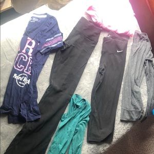 Lot of XS Athletic/workout Clothes